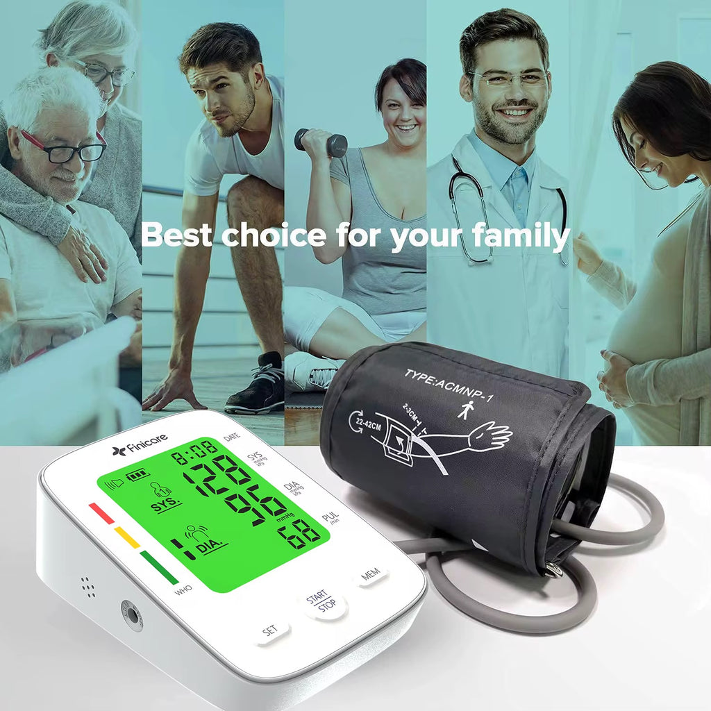 CE MDR Approval Talking Automatic Digital Smart Blood Pressure Monitor Upper Arm Cuff